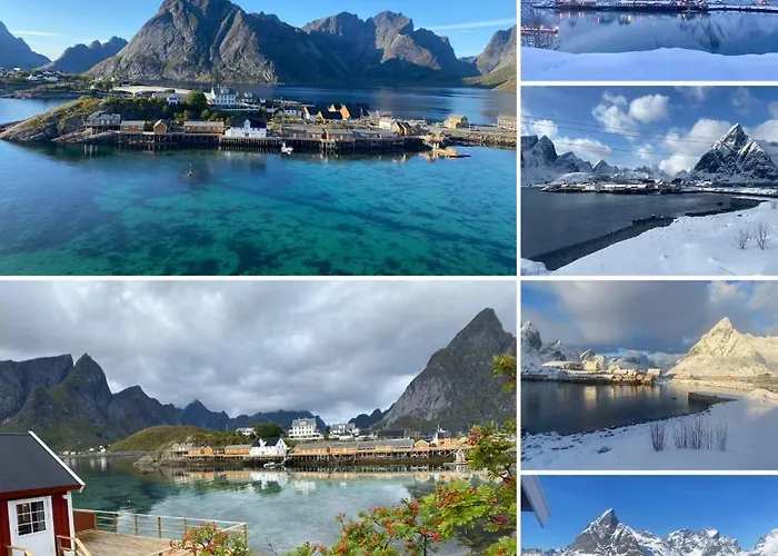 Rostad Retro Rorbuer Tatil Evi Reine